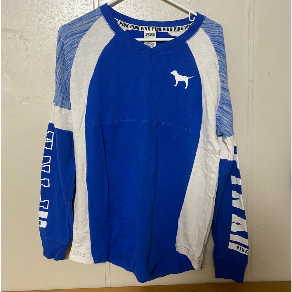 Blue Victoria’s Secret Pink Pullover